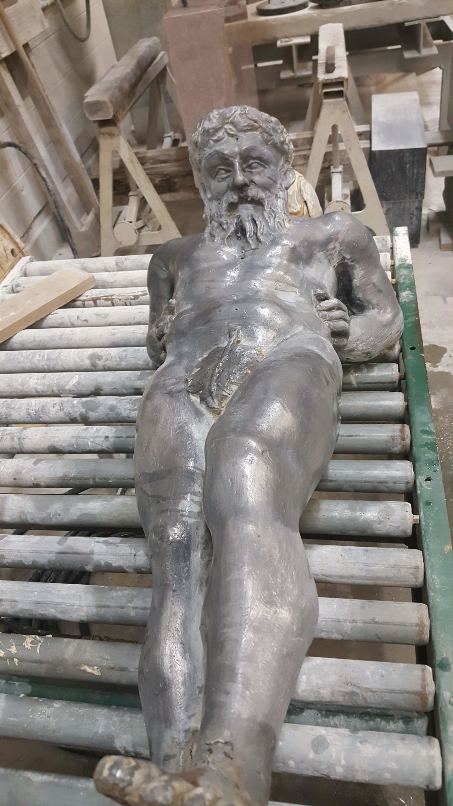 lead statue repair