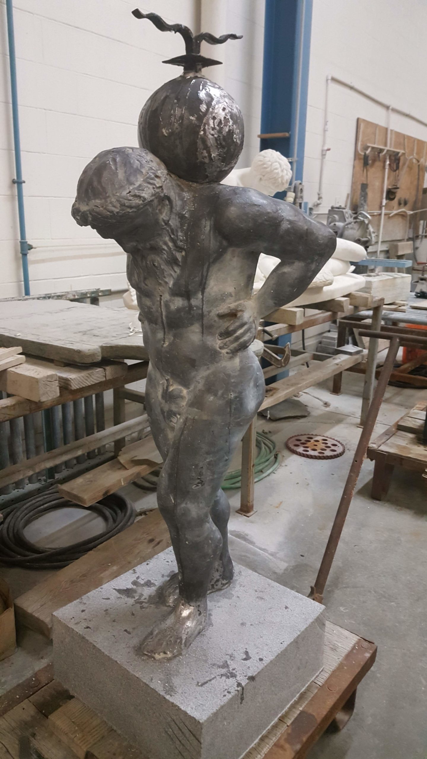 Lead Statue Repair