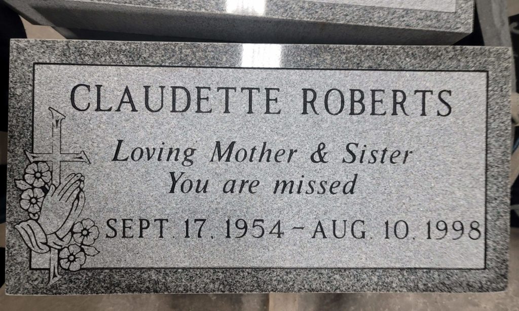 grey granite grass marker